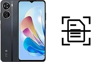 Digitalize documentos em um ZTE Blade V41 Vita