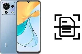 Digitalize documentos em um ZTE Blade V50 Vita