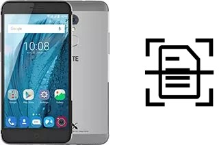 Digitalize documentos em um ZTE Blade V7 Plus