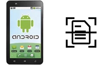 Digitalize documentos em um ZTE Light Tab V9C