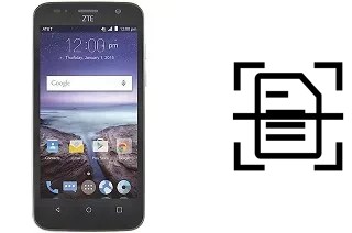 Digitalize documentos em um ZTE Maven