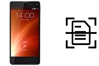 Digitalize documentos em um ZTE nubia Z5S mini NX403A