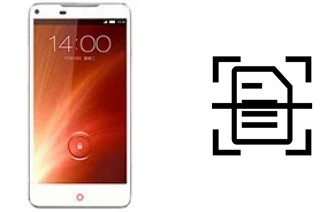 Digitalize documentos em um ZTE nubia Z5S