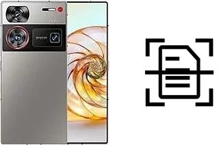 Digitalize documentos em um ZTE nubia Z60 Ultra