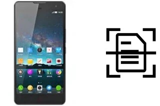 Digitalize documentos em um ZTE nubia Z7 Max