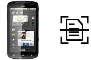 Digitalize documentos em um ZTE Skate