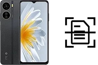 Digitalize documentos em um ZTE Voyage 3D