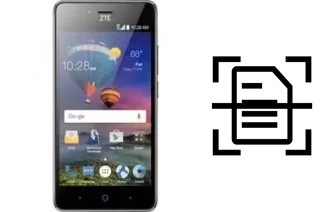 Digitalize documentos em um ZTE ZFive L LTE