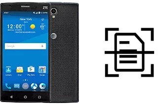 Digitalize documentos em um ZTE Zmax 2