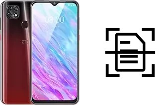 Digitalize documentos em um ZTE Blade 20