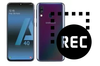 Gravar tela em Samsung Galaxy A40s