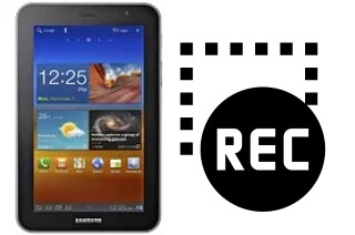 Gravar tela em Samsung P6200 Galaxy Tab 7.0 Plus