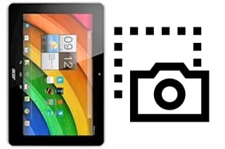 Captura de tela no Acer Iconia Tab A3