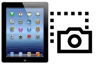 Captura de tela no Apple iPad 4 Wi-Fi + Cellular