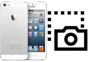 Captura de tela no Apple iPhone 5