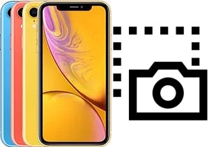 Captura de tela no Apple iPhone XR