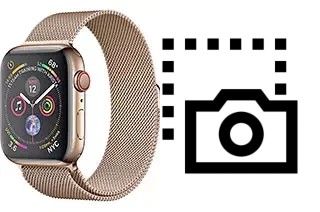 Captura de tela no Apple Watch Series 4