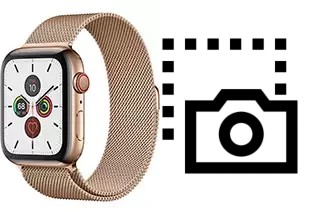 Captura de tela no Apple Watch Series 5