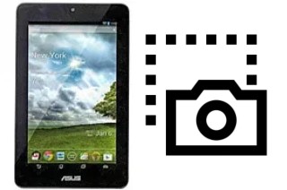 Tirar print no Asus Memo Pad ME172V