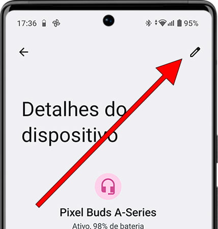 Modificar o nome do dispositivo Bluetooth no Android