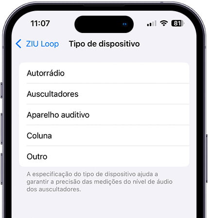 Tipos de dispositivos Bluetooth no iPhone