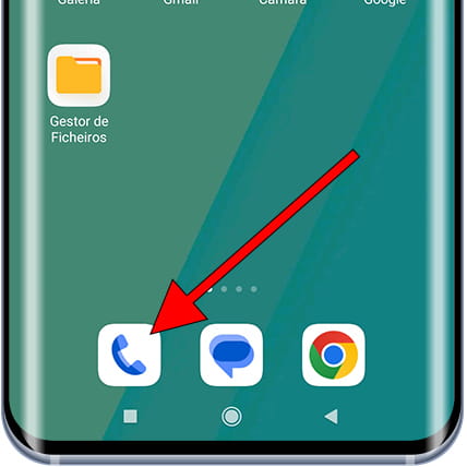 Ícone de chamada Android