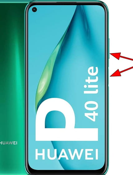 Tirar print no Huawei P40 lite