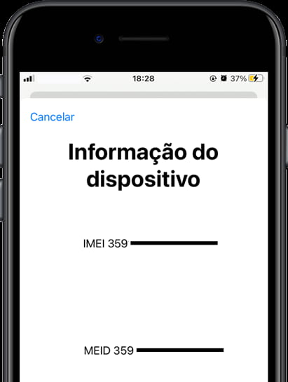 Informação IMEI iOS