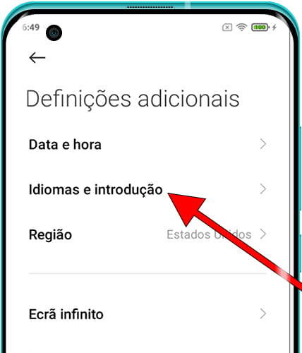 Idiomas e introdução Android