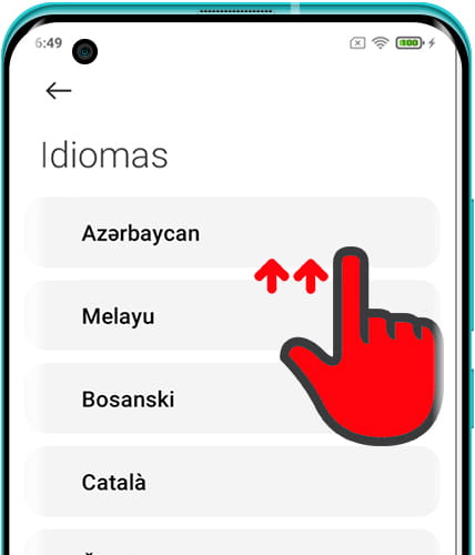 Lista de idiomas Xiaomi