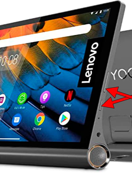 Tirar print no Lenovo Yoga Tablet 10