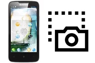 Tirar print no Lenovo A820