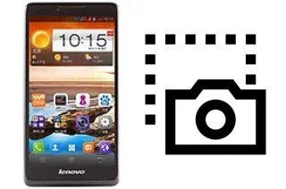 Tirar print no Lenovo A880