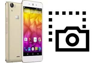 Tirar print no Micromax Canvas Selfie Lens Q345