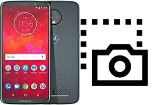 Tirar print no Motorola Moto Z3