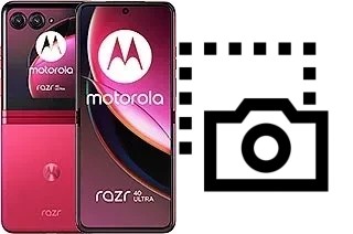 Captura de tela no Motorola Razr 40 Ultra