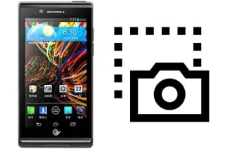 Tirar print no Motorola RAZR V XT889