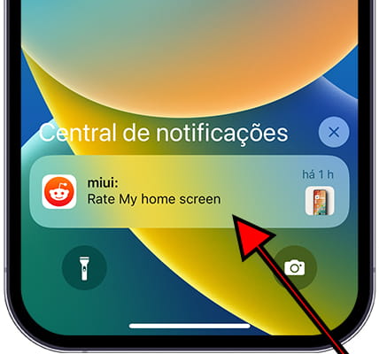 Notificação iOS
