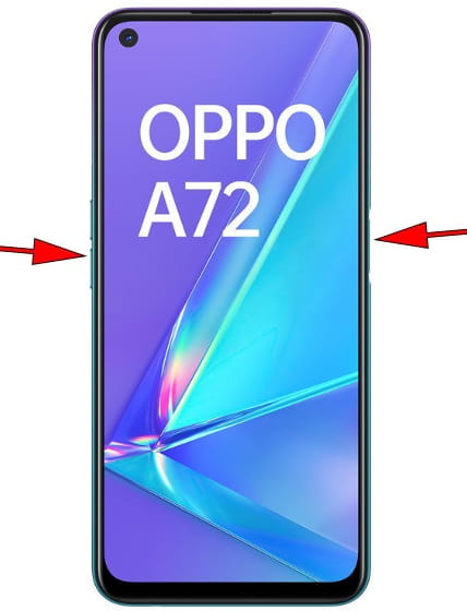 Tirar print no Oppo A72