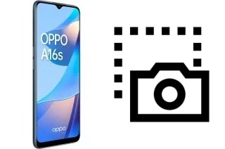 Tirar print no Oppo a16s