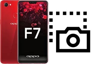 Captura de tela no Oppo F7