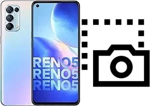 Captura de tela no Oppo Reno5 4G