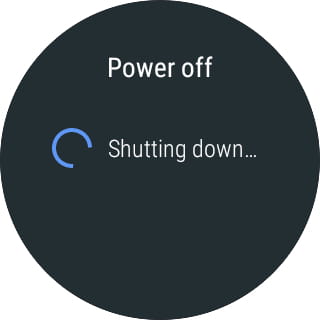 Desligando Wear OS