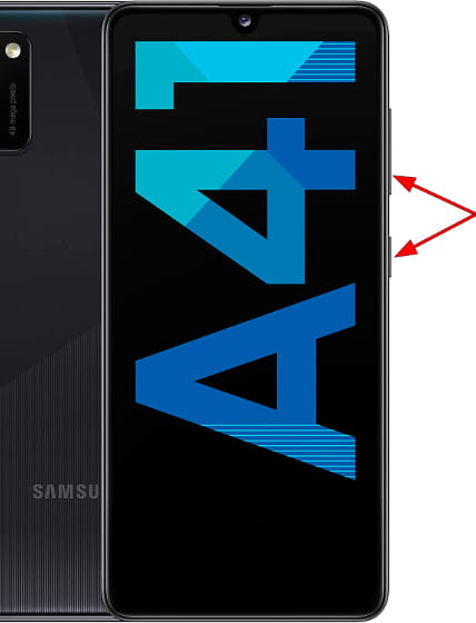 Tirar print no Samsung Galaxy A41