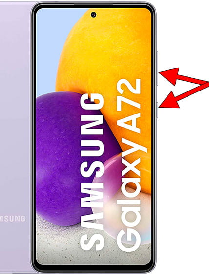 Tirar print no Samsung Galaxy A72 5G