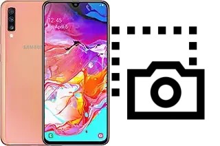 Tirar print no Samsung Galaxy A70