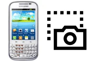 Tirar print no Samsung Galaxy Chat B5330