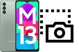 Tirar print no Samsung Galaxy M13 (India)