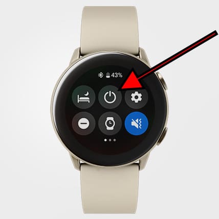 Desative o ícone do WearOS de configurações rápidas