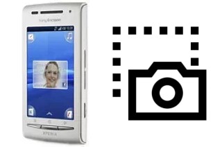 Tirar print no Sony Ericsson Xperia X8